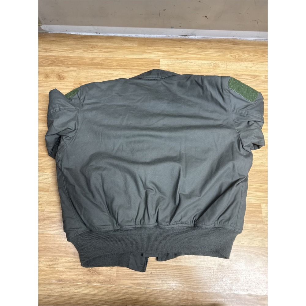 Flyers Cold Weather Jacket CWU 45/P Men's Green Flight Bomber Military Large - Picture 7 of 7